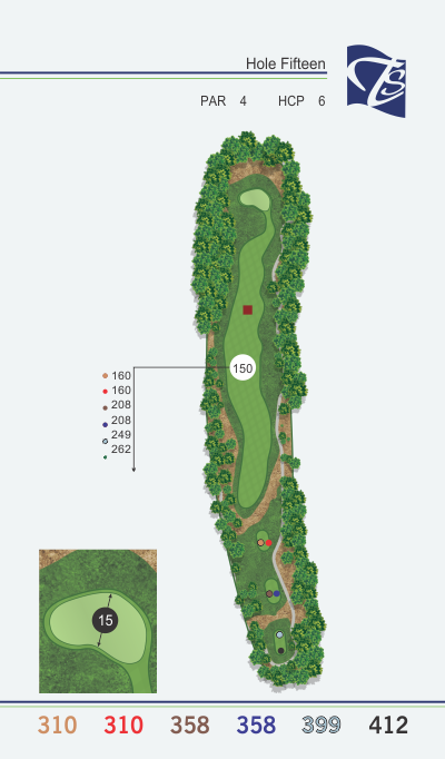 Hole 15 - Peak-a-Boo