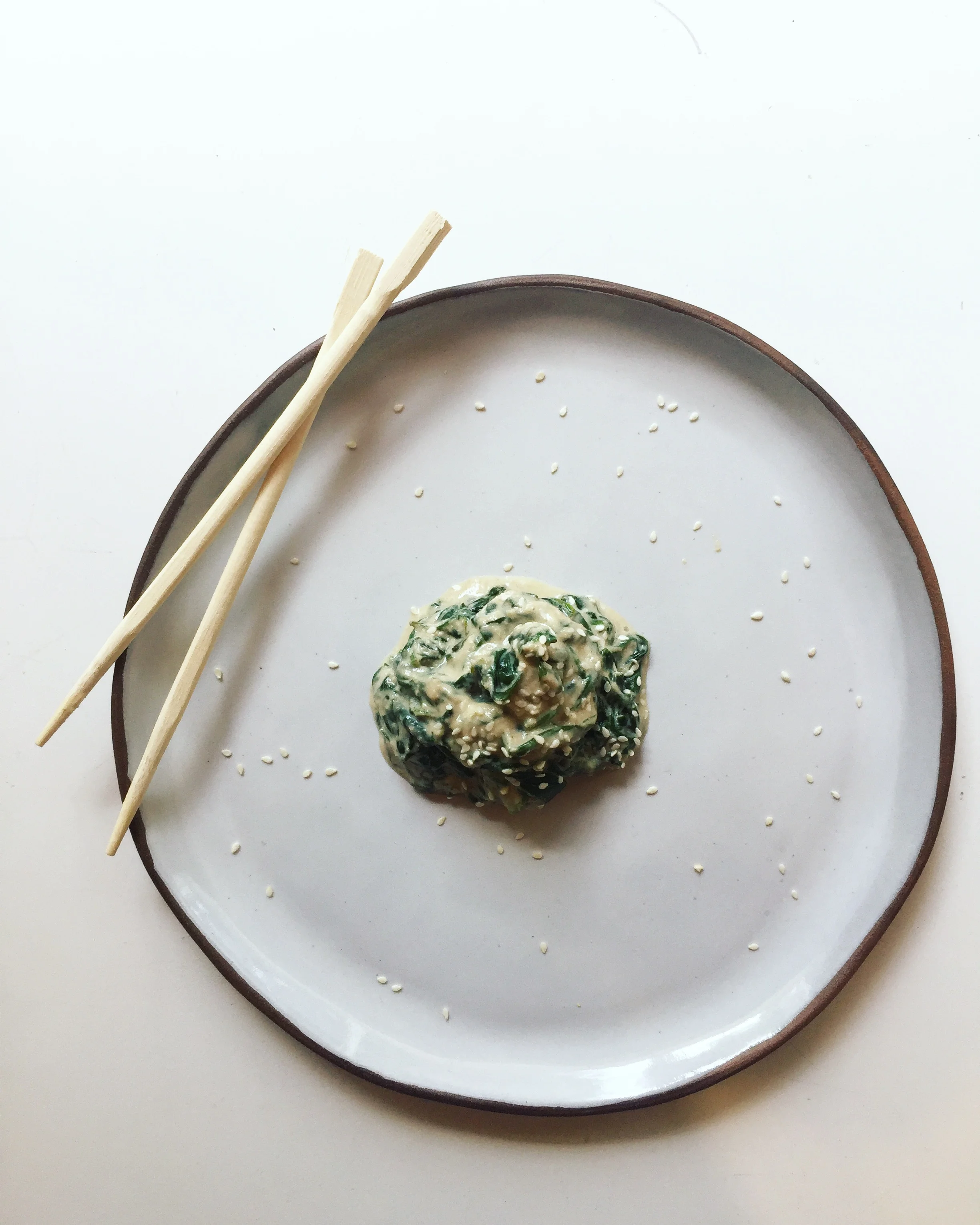 Spinach Gomae with Sesame Sauce