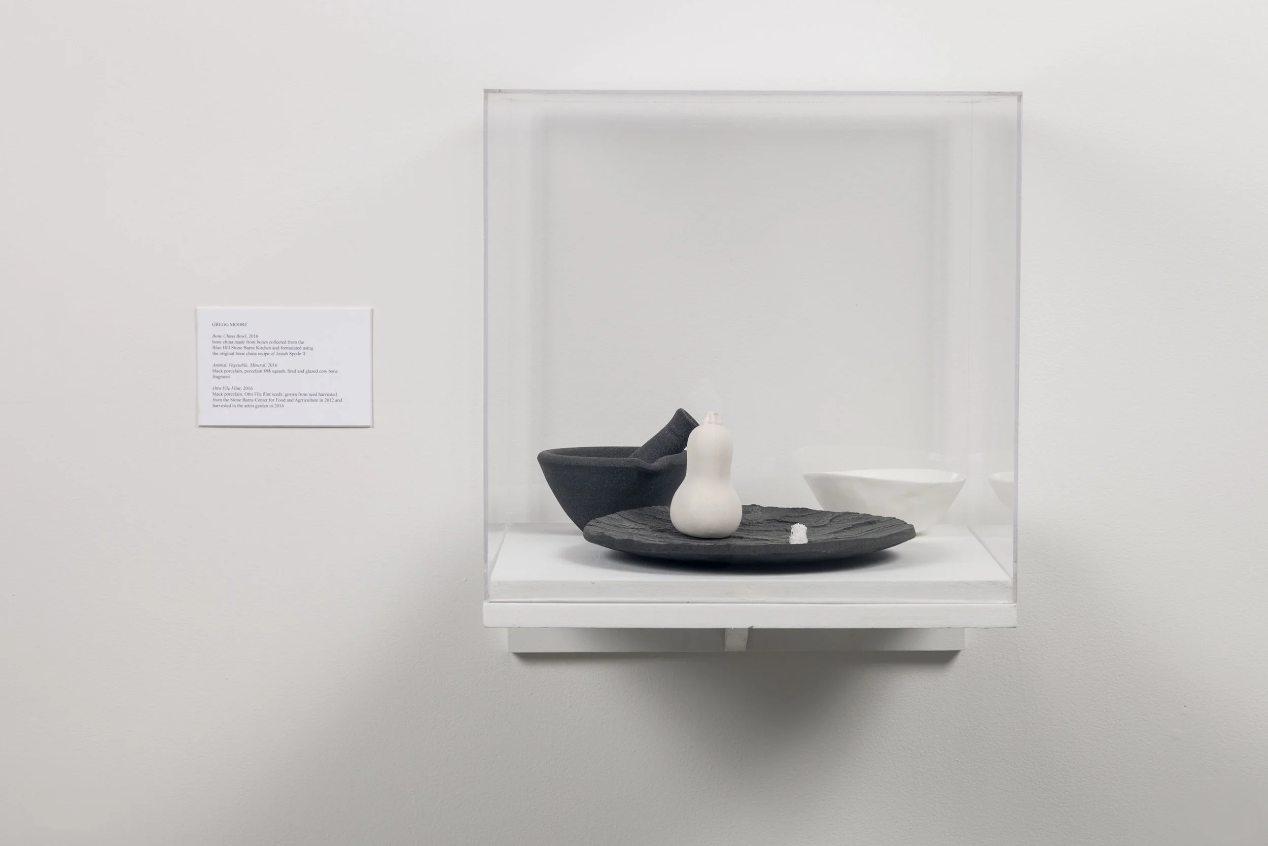 Animal, Vegetable, Mineral + Bone China Bowl + Otto File Flint, 2016