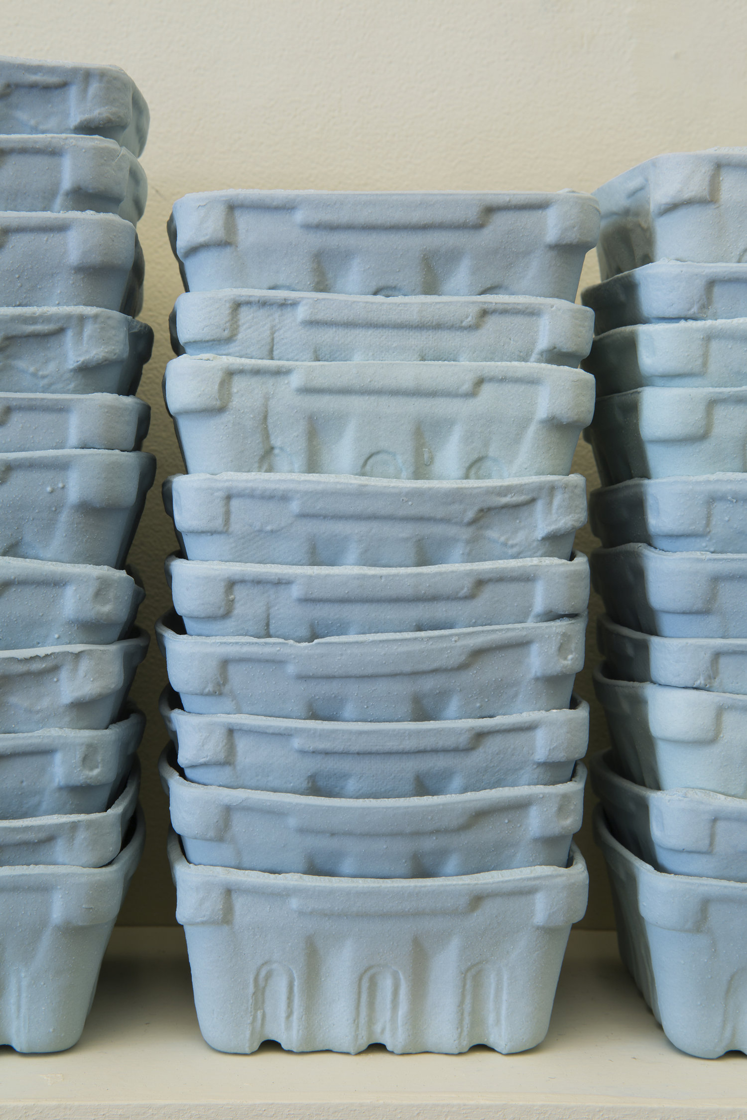 Porcelain Farmers Market Baskets (wall) detail