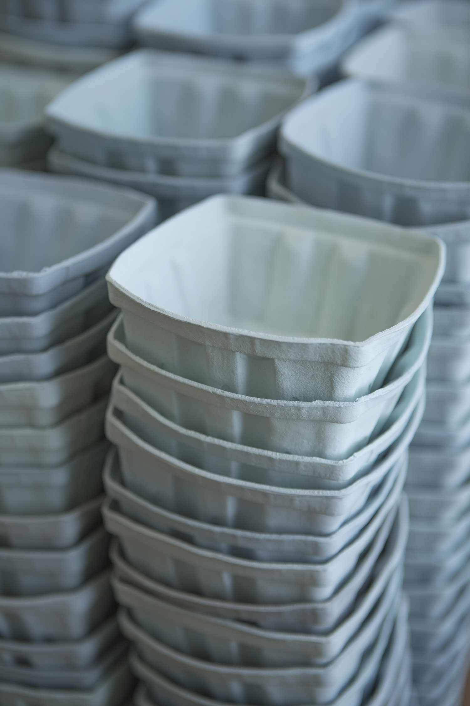 Porcelain Farmers Market Baskets