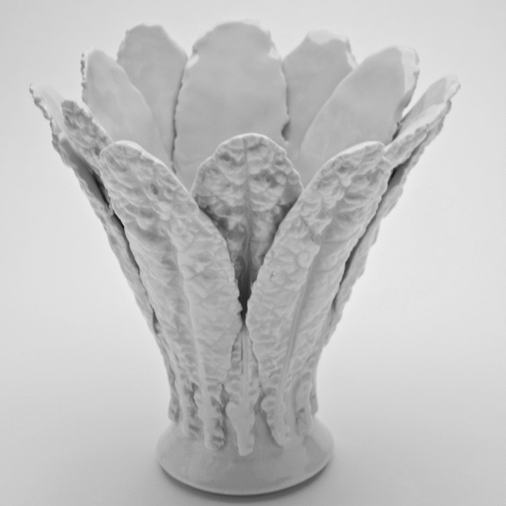 Kale Frond Vase