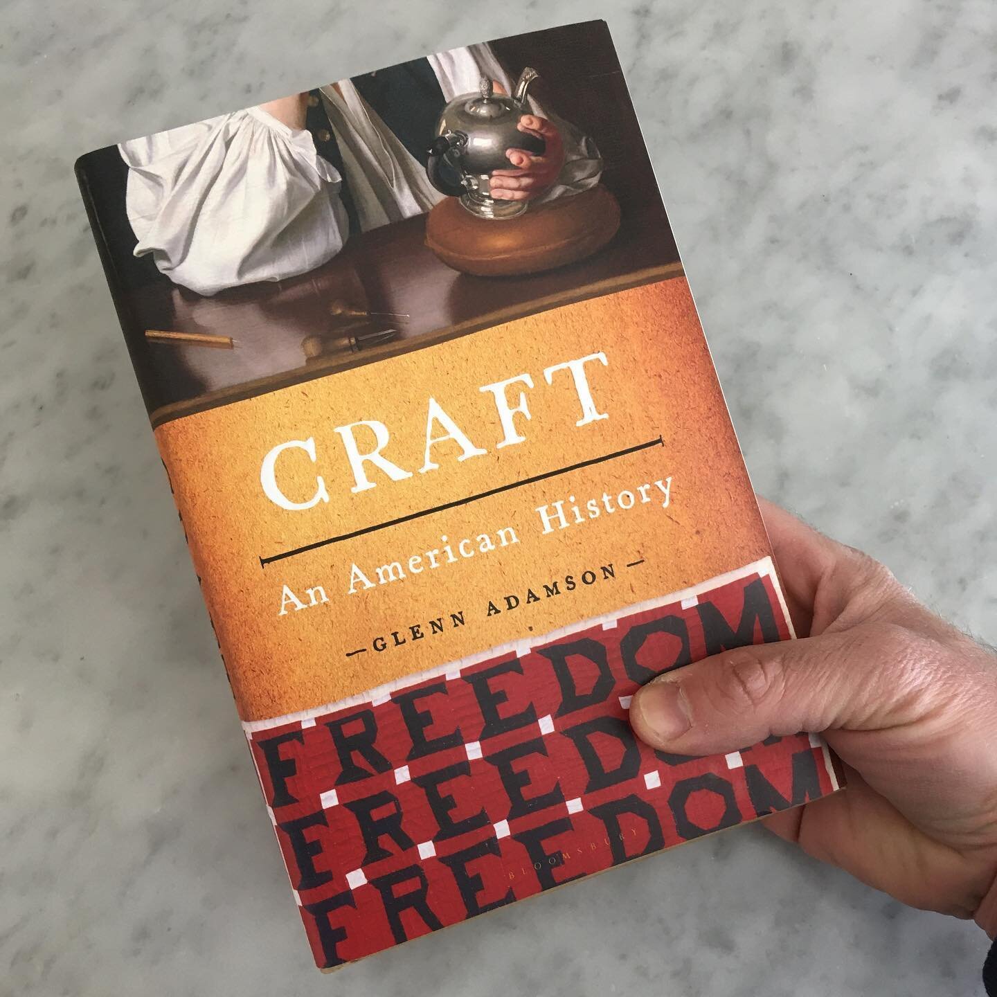 Beyond excited to read Craft: An American History by @glenn_adamson I&rsquo;ve been eagerly anticipating the arrival of Craft since being completely captivated by his previous book Fewer, Better Things.  #craft #americanhistory #fewerbetterthings #gl