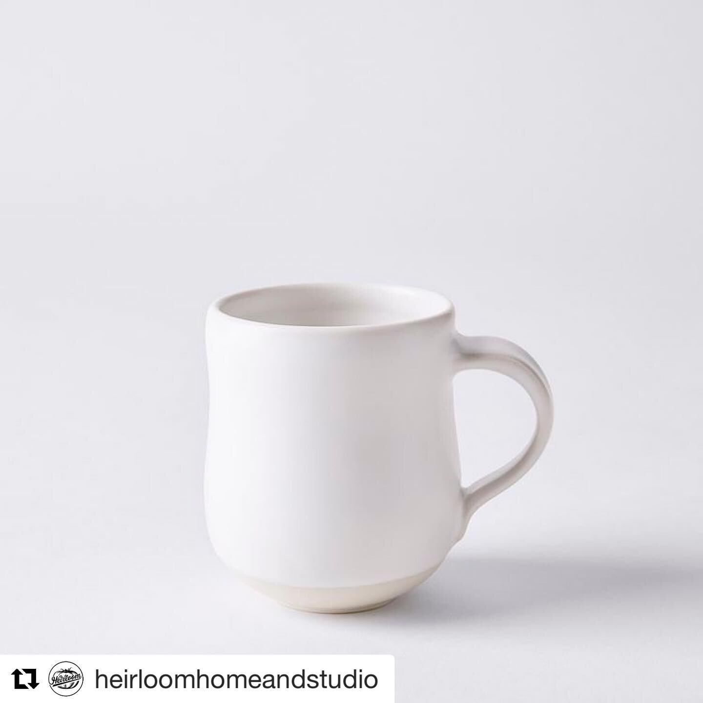 our new mug @heirloomhomeandstudio for @food52 
・・・
The Mug Project launched today! We always love working with @food52 &mdash; such an amazing team of people with a commitment to working responsibly with artists. Photography credit: @tymecham Link i