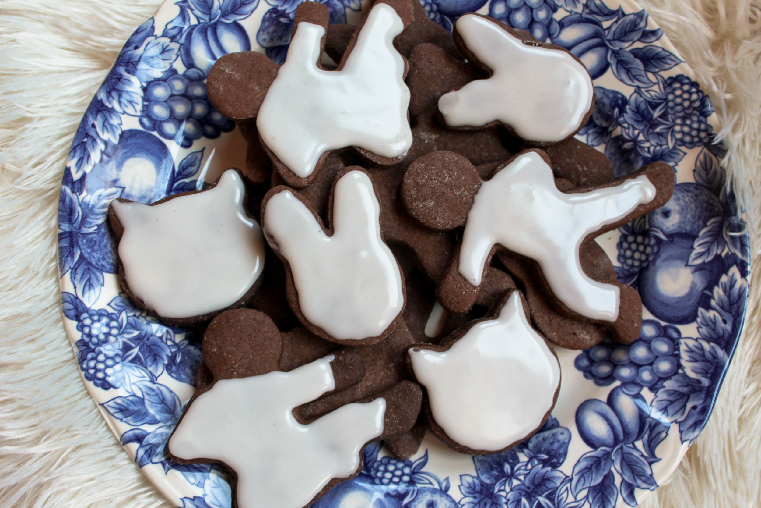 Iced cookies