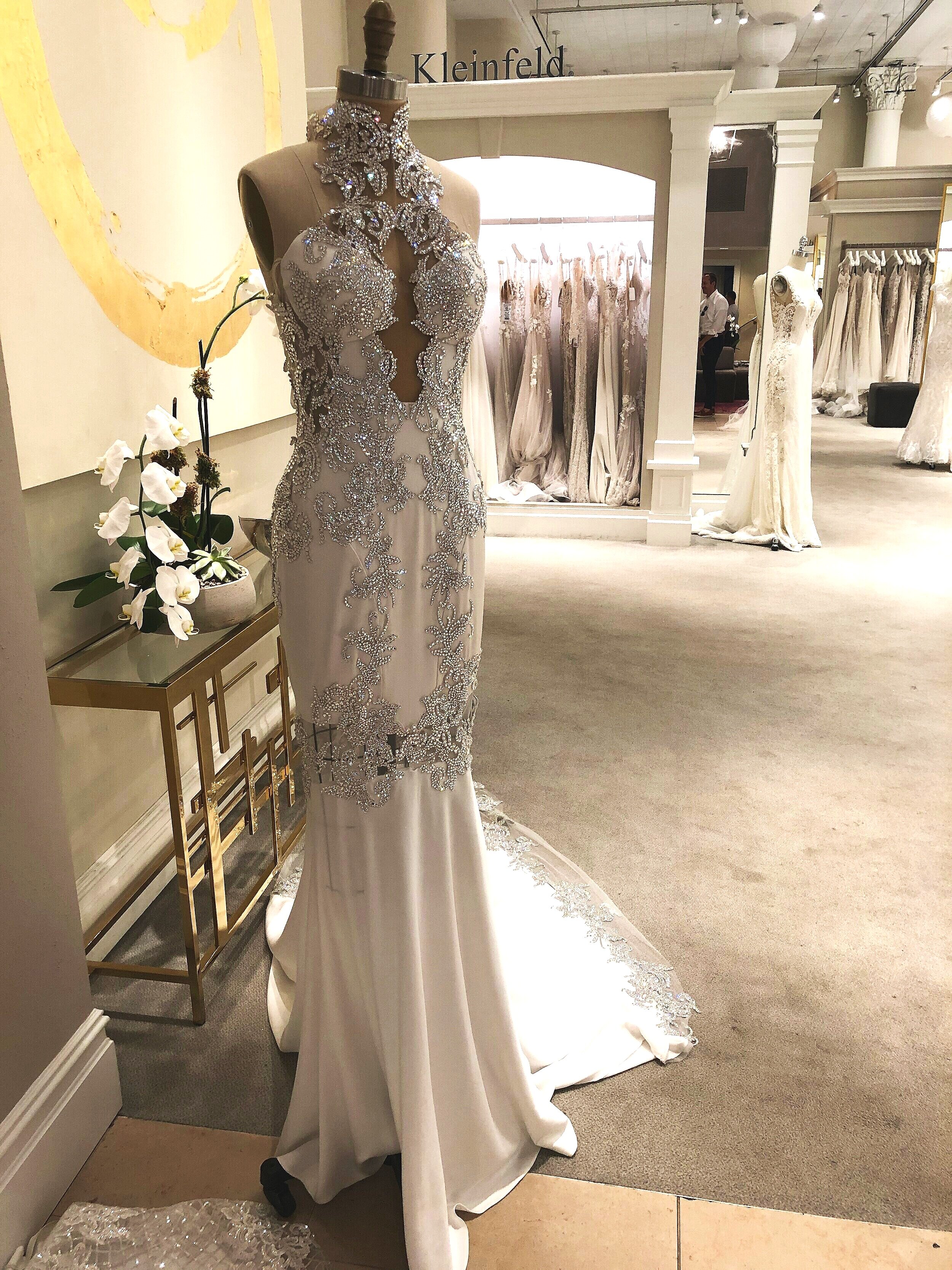 Strapless Beaded Lace Ball Gown Wedding Dress | Kleinfeld Bridal