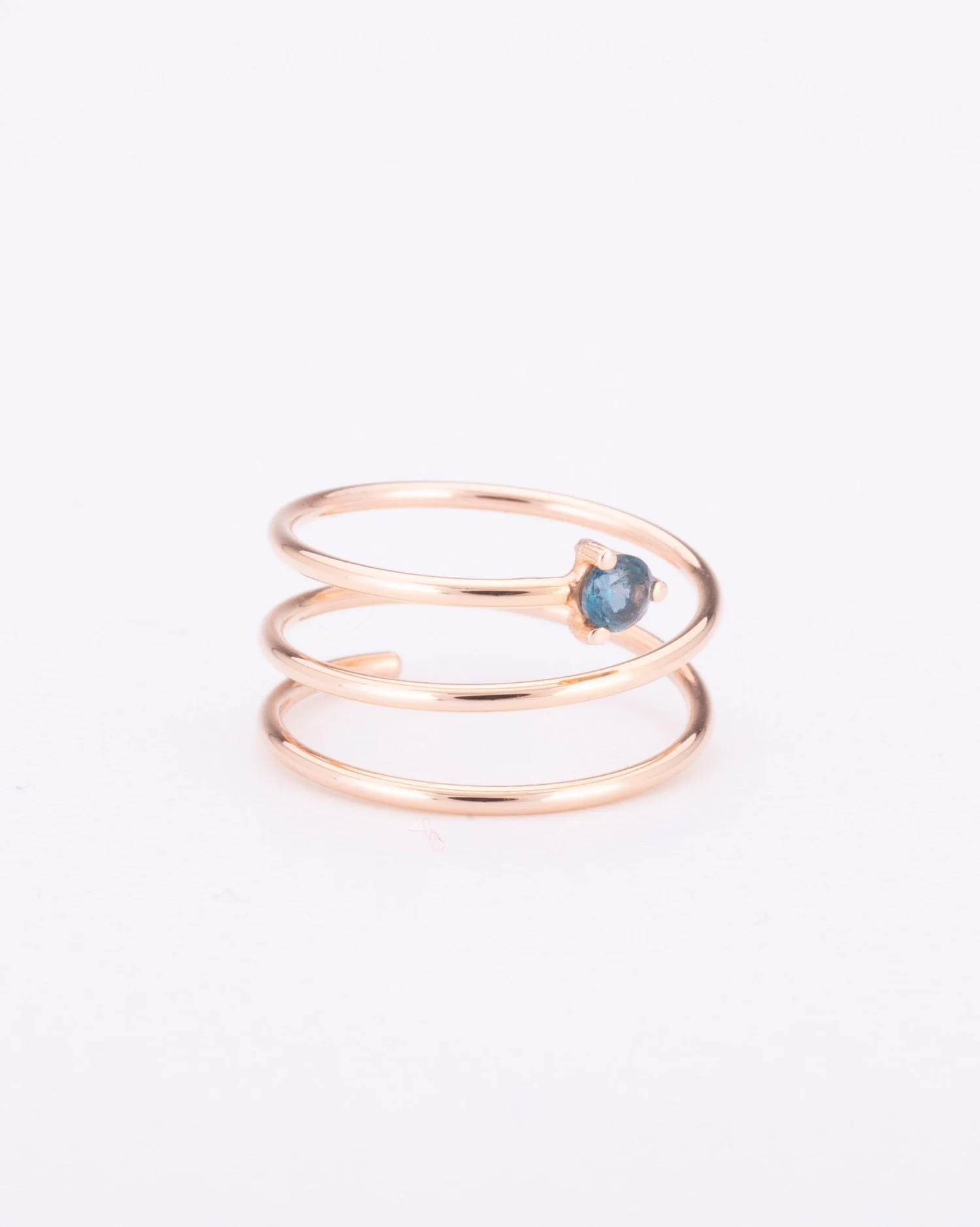 Anello Sottile In Argento Sterling Con Zirconi Cubici A Fiore - Regolabile E Delicato - Gioiello Regalo Per Donna