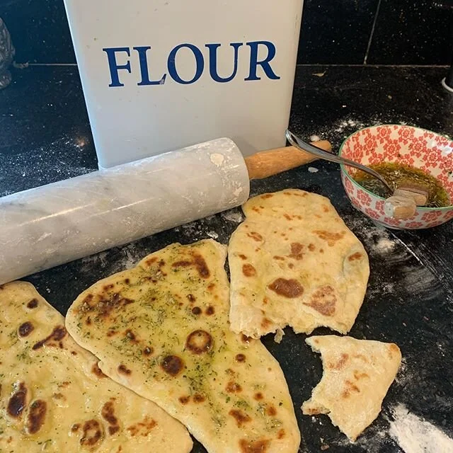 If there&rsquo;s a heaven - it&rsquo;ll include home-made garlicky herby naan bread! Yum.....
.
.
.
.
#hellstromdesignworks #lovetobake #baker #cakemaker #artist #interiordesigner #encinitasinteriordesigner #adventuregirl #decorator #designer