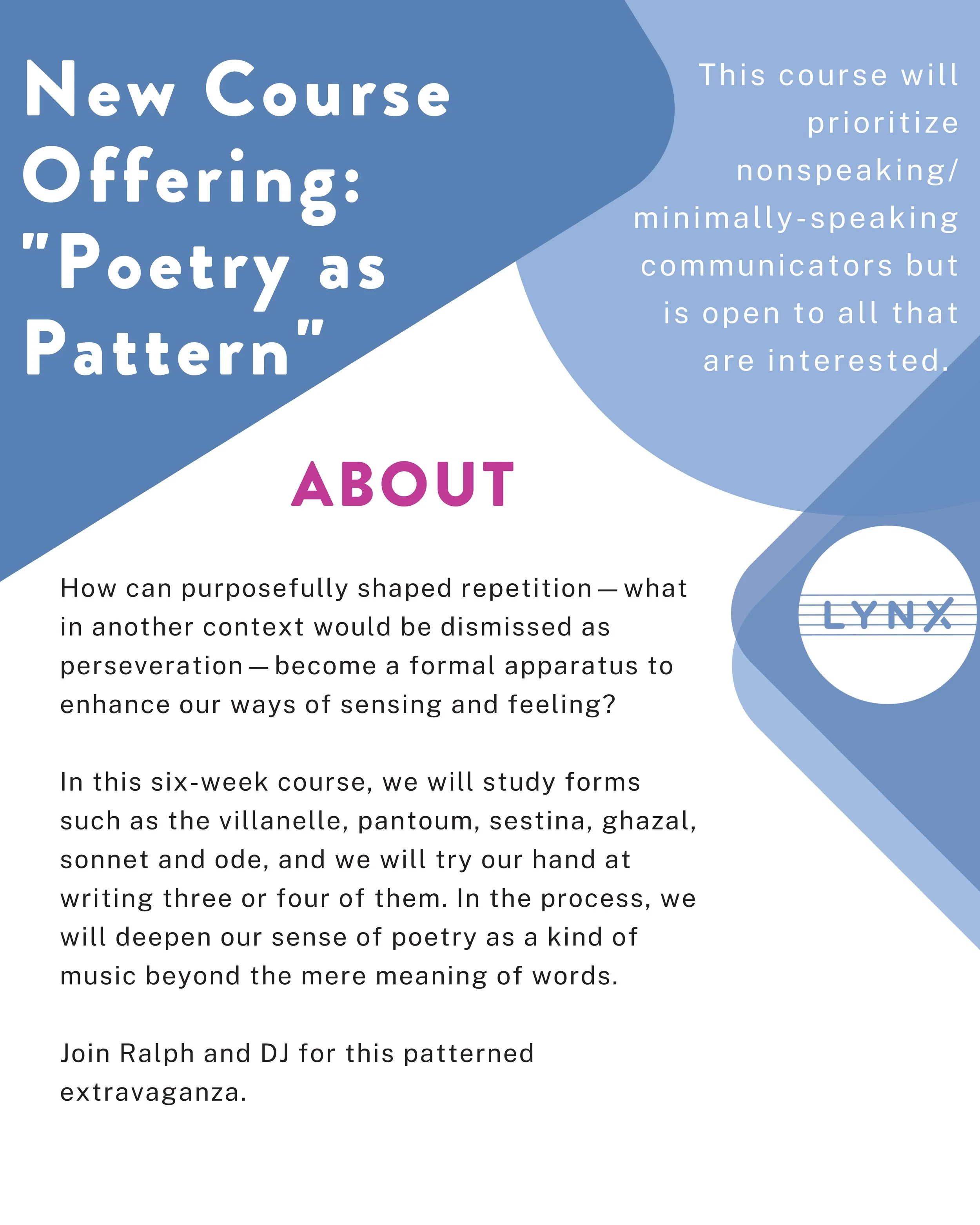 DJ Savarese - co-teaching an exciting new class!