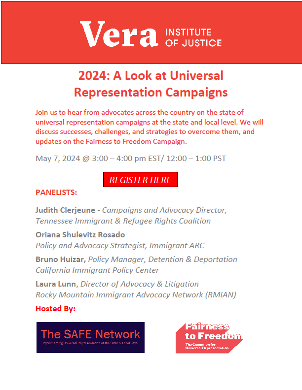 Webinar: A Look at Universal Representation Campaigns