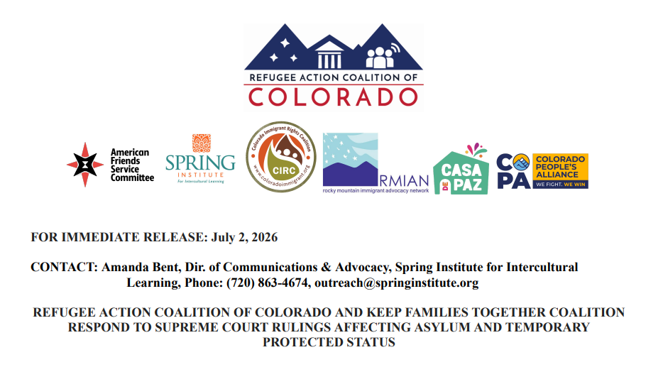 RESPONSE TO SUPREME COURT RULINGS AFFECTING ASYLUM AND TEMPORARY PROTECTED STATUS