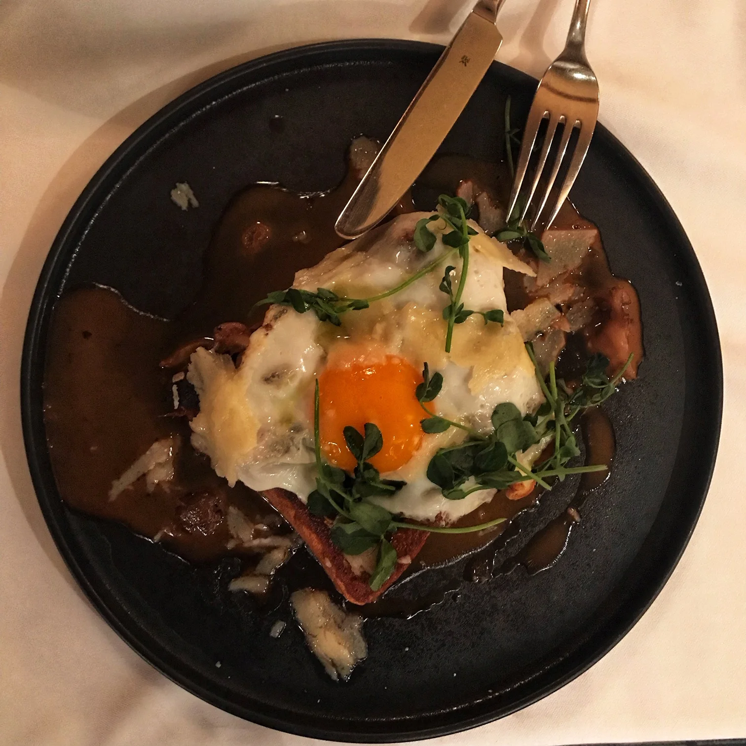 Oyster Prairie mushrooms on toast