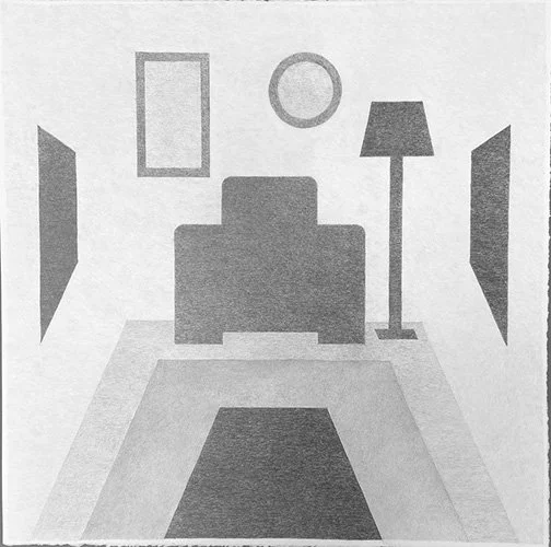 MW #282 GRAPHITE DRAWING-STILL LIFE, 22"X22", 2026
