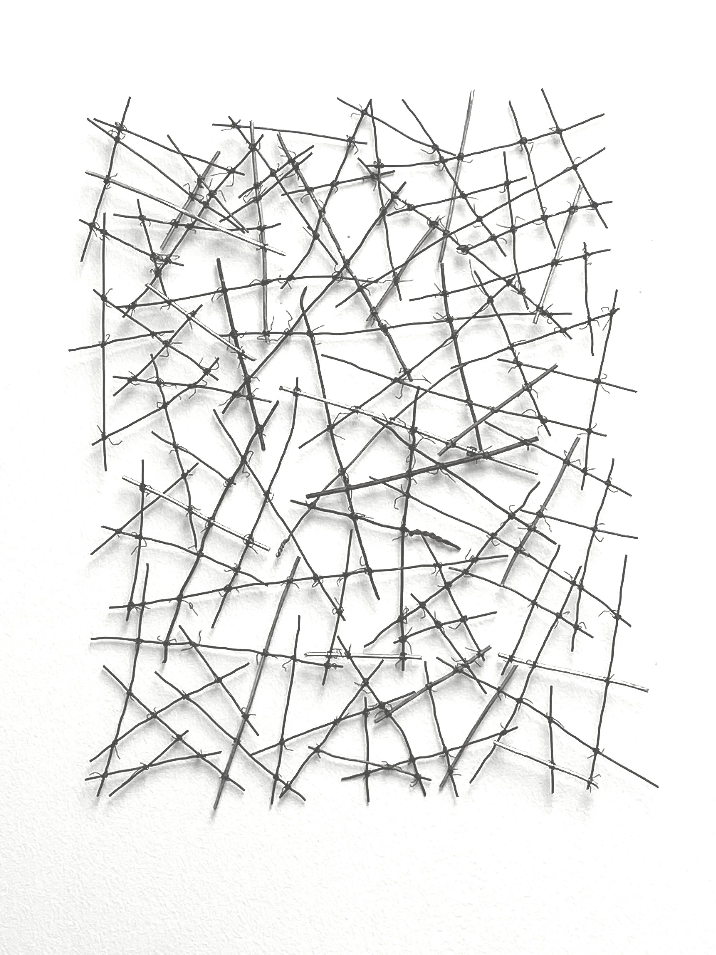 #275 WALL PIECE - WIRE TANGLE, 14"X18", 2026