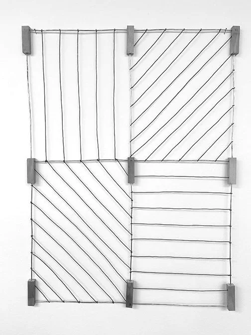 #224 WALL PIECE (AFTER SOL LEWITT, 24"X32", 2024