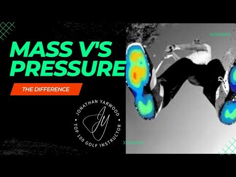 Using the ground in golf. Ground Reaction Force in golf, Pressure V's Mass