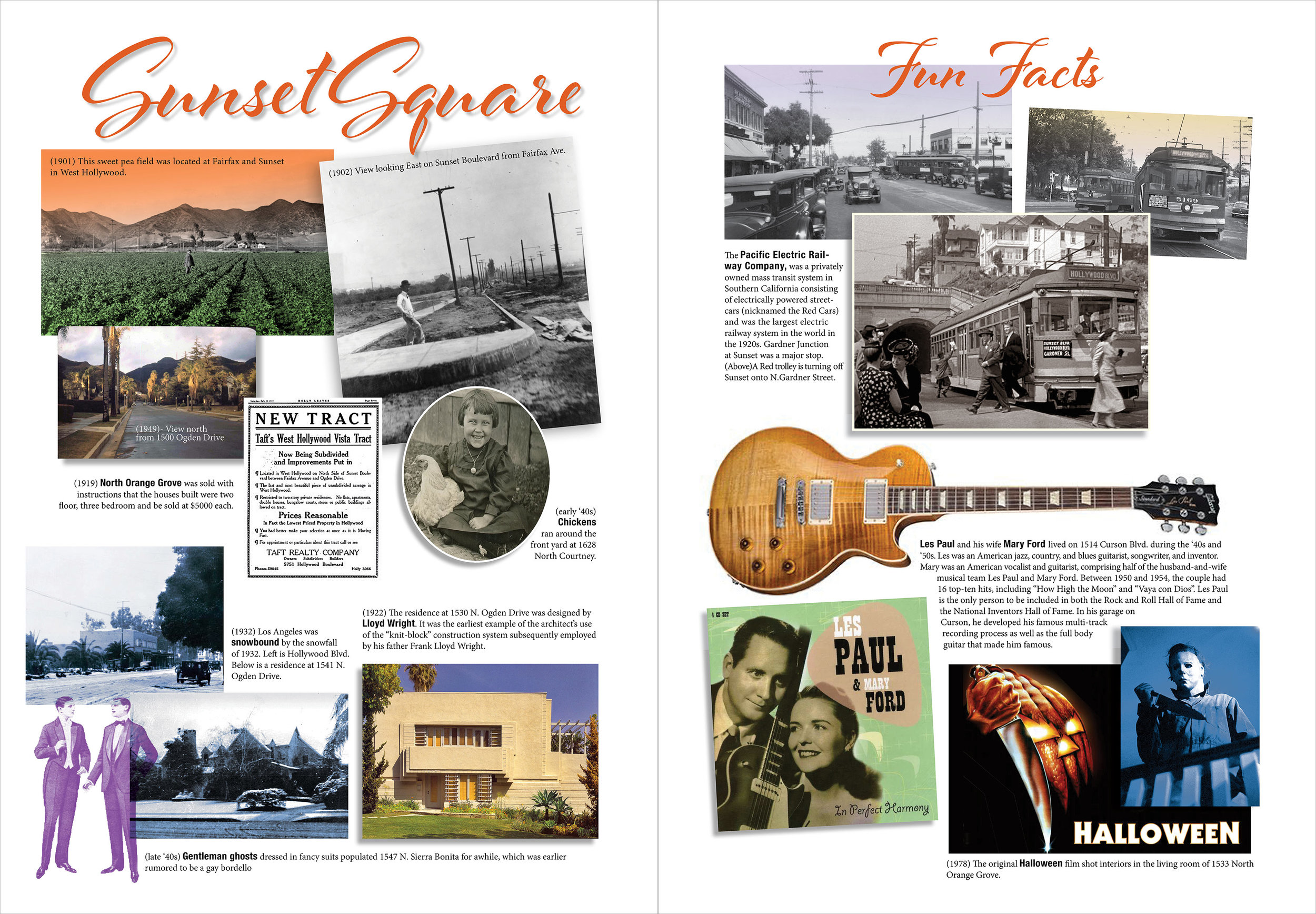 Posters for Sunset Square, a neighborhood that just got historical accreditation. I created these posters for a neighborhood event to celebrate the many people and events that have taken place here.
