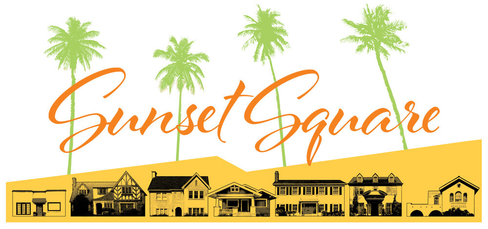 Sunset Square needed a flat, 2-dimensional logo for a t-shirt design