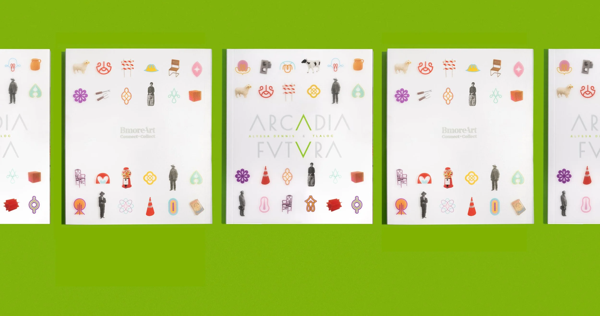 Visual Identity and Book Design | Arcadia Futura Exhibition
