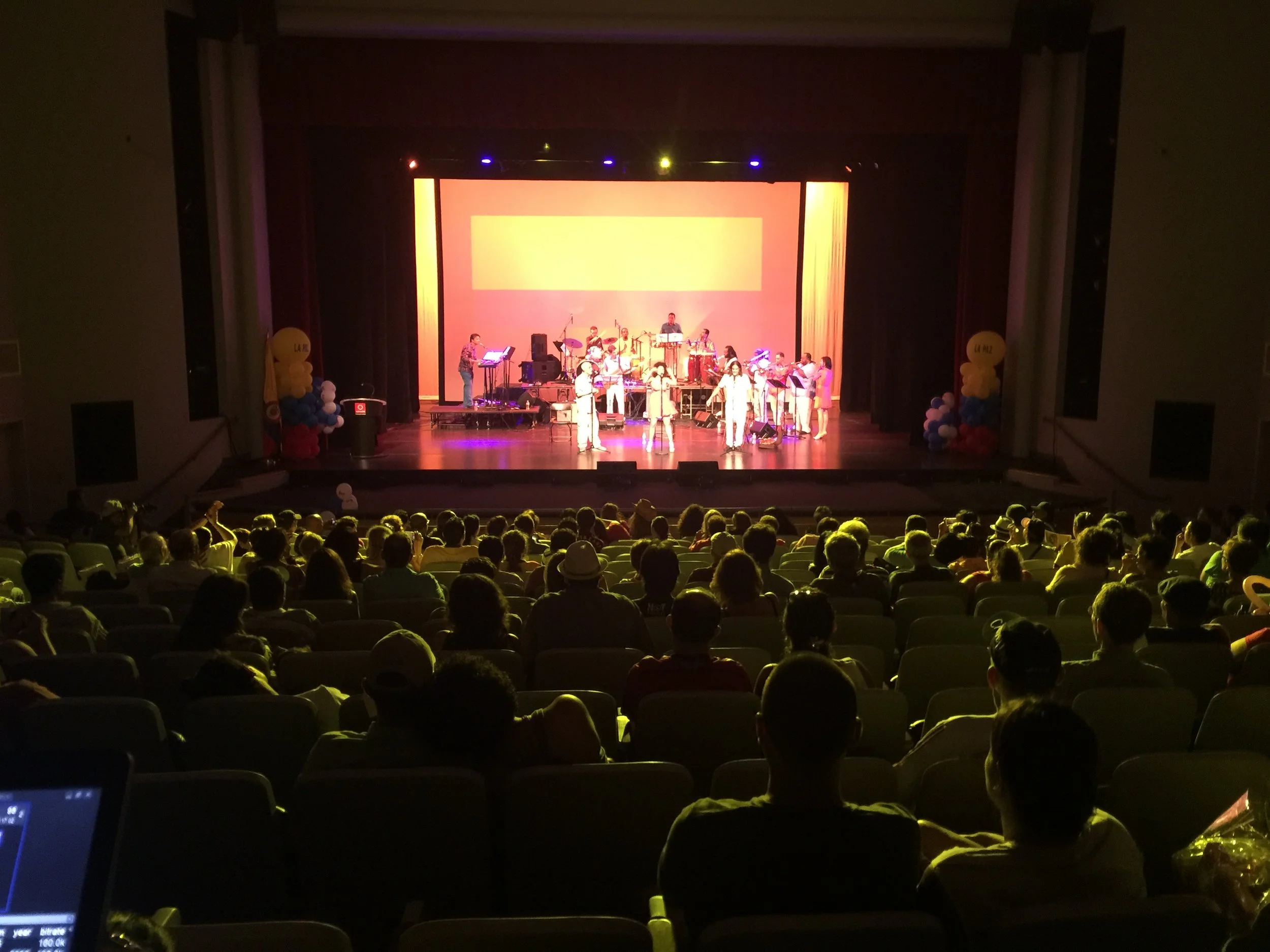 Backline, Sound Reinforcement and Video Display and Live Streaming for Colombian Festival