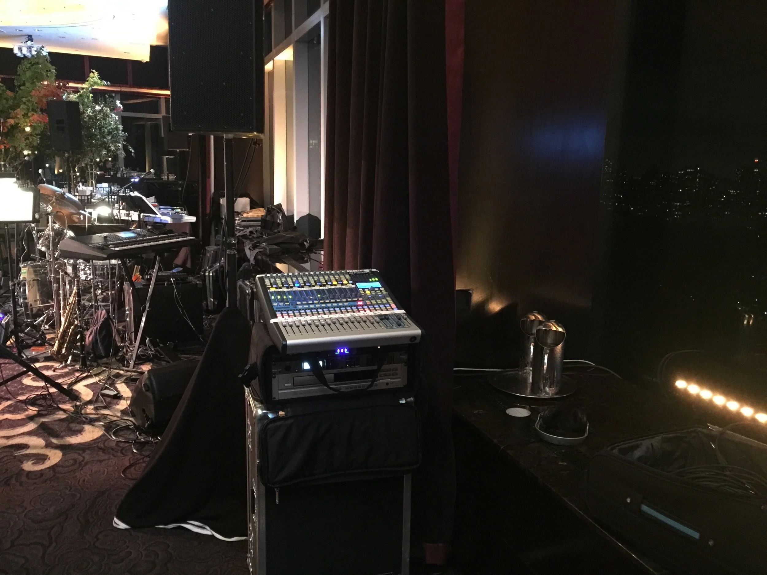 Sound Reinforcement for 7-Piece Band at Gala Event