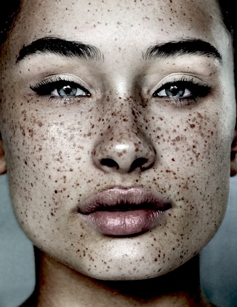 Five Freckles and a Dimple