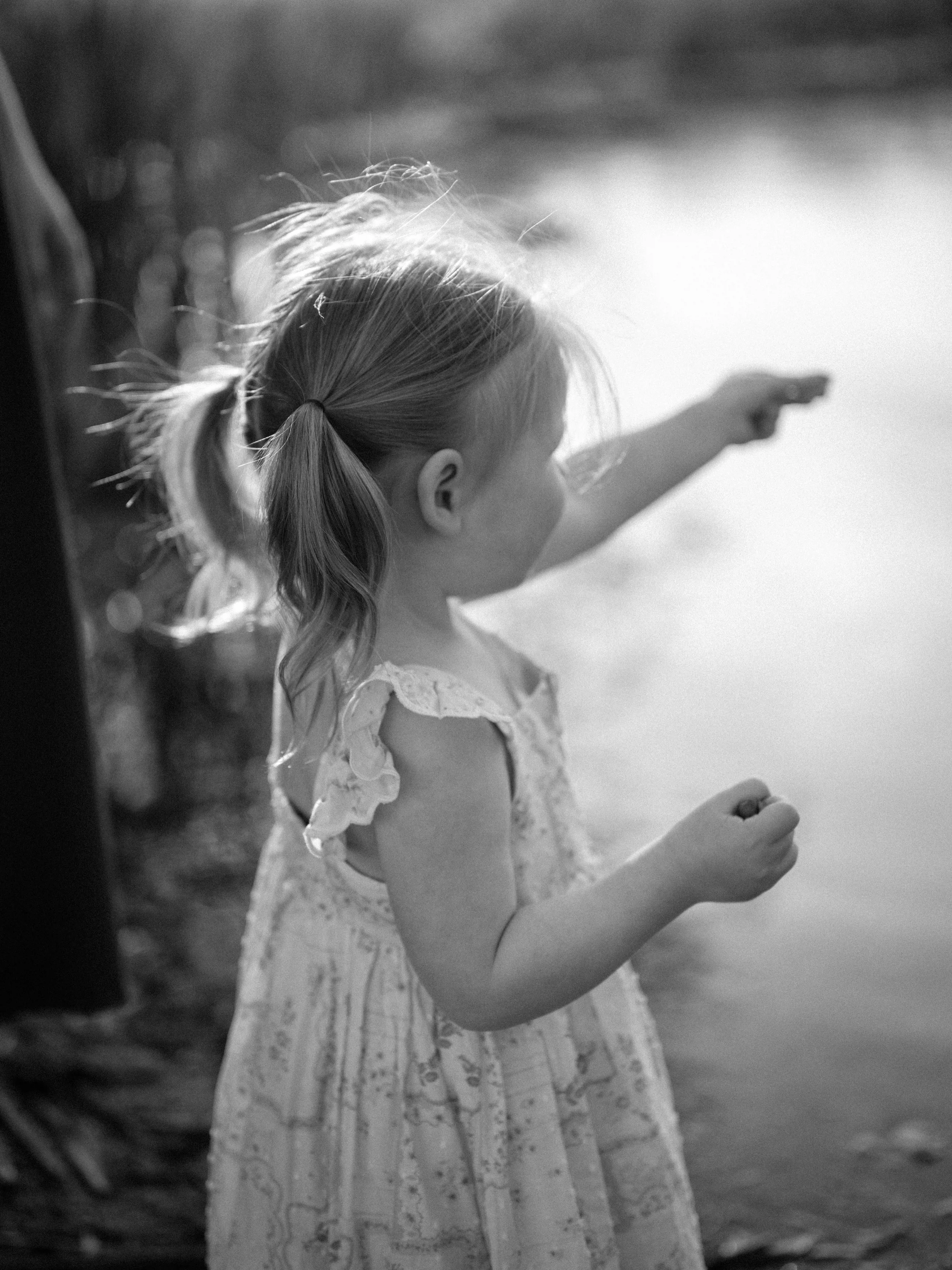 This little gal is turning two, and what better way than to photograph her enjoying her favourite activity, rock throwing and hanging out at the beach. What makes a family session with little ones successful is letting them be them. No performance, n