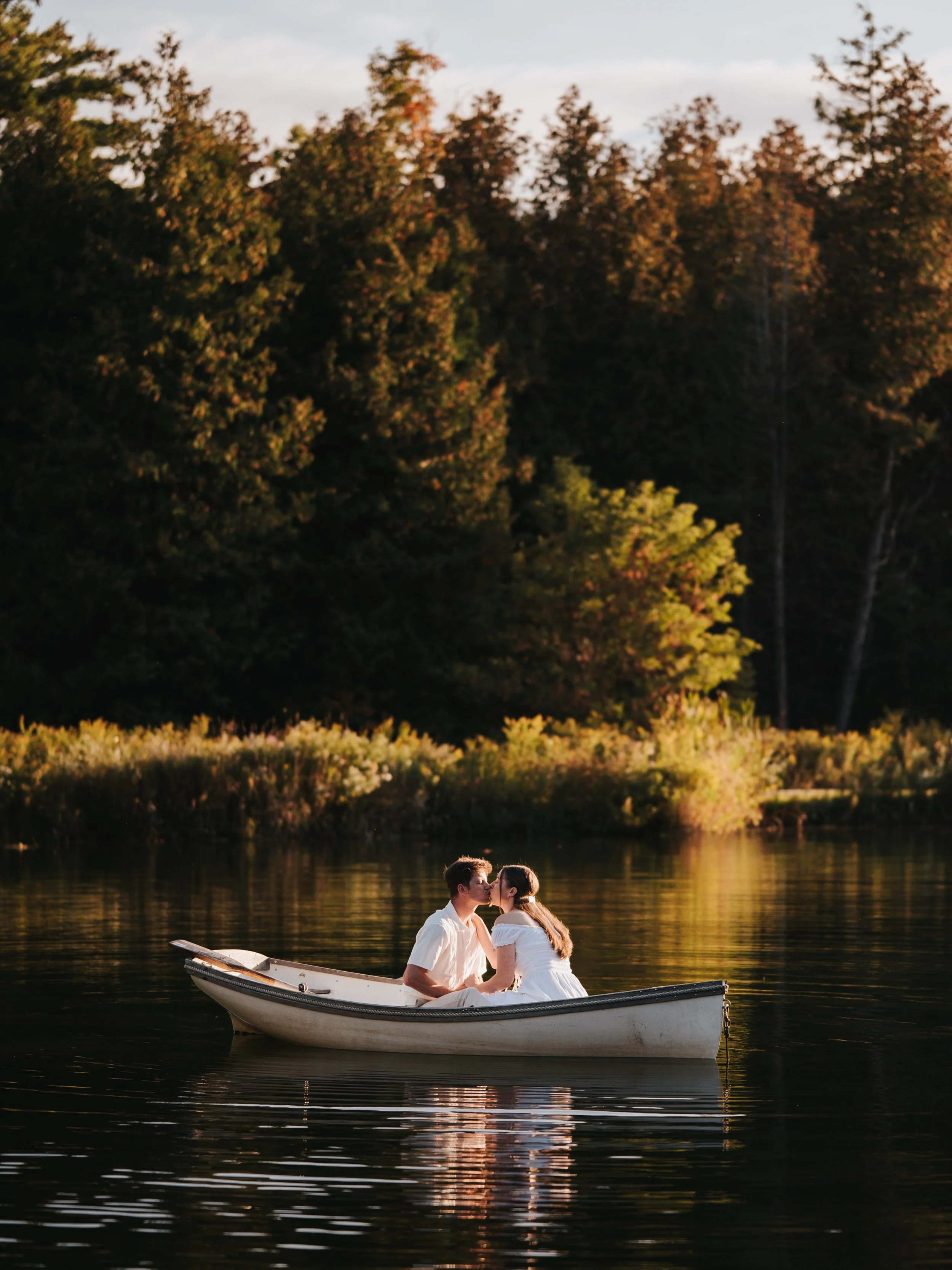 Loving the warm autumn sunlight these last few weeks.

I can&rsquo;t wait for these two to get married at @whispering_springs next year ✨

* Northumberland County wedding photographer
* Port Hope documentary wedding photographer
* Cobourg candid wedd