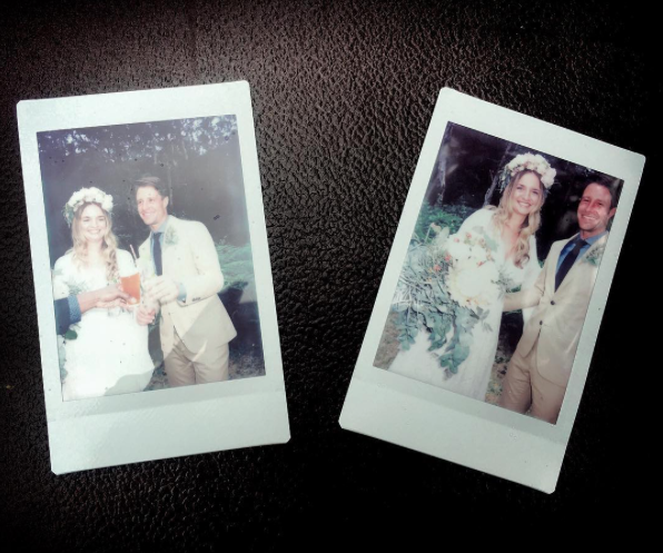 A toast to the newlyweds