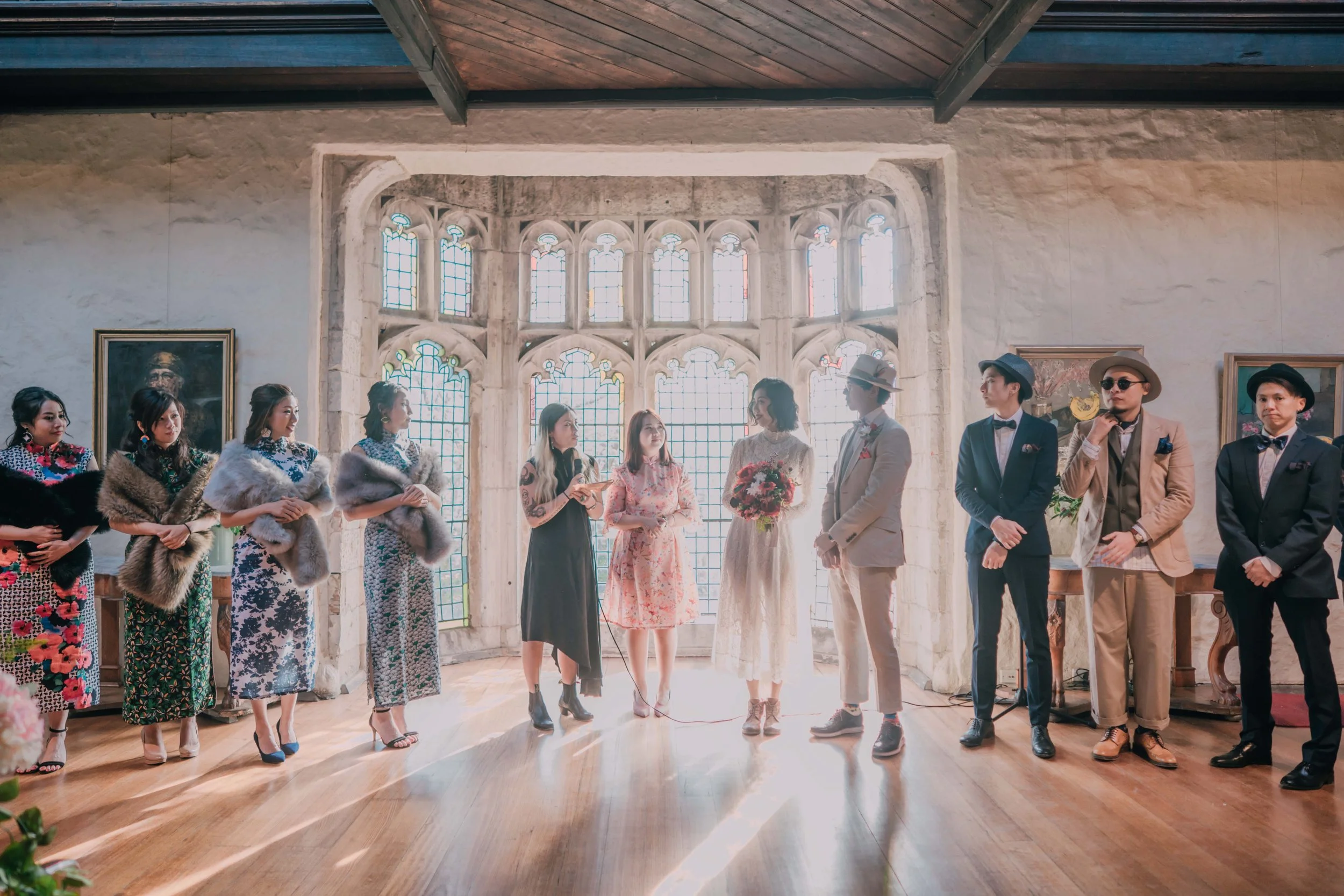 Celebrant Jam Wedding ceremony at Montsalvat