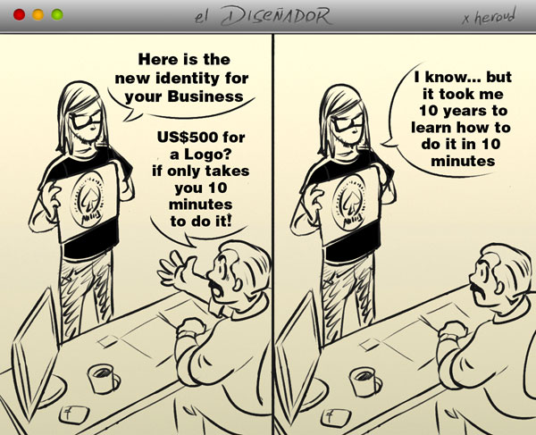 Cartoon by heroud