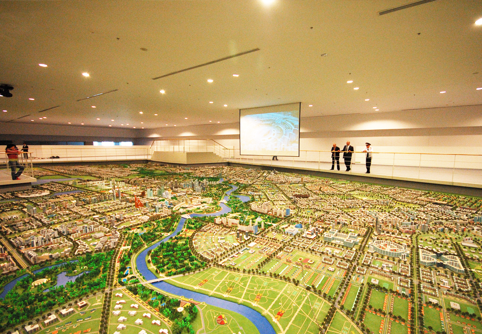 Kazahstan Astana Urban Plan Model