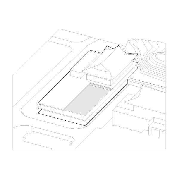 3. 연결을 위한 비움 군청사 단지 배치의 조화를 고려, 비움을 통한 매개공간 형성