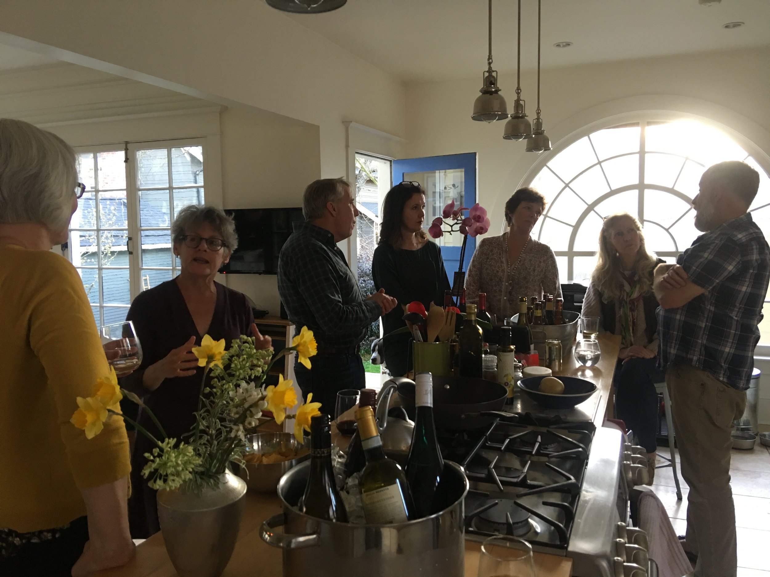  Post-conference party at Mike Marshall’s gorgeous home with some of our favorite writers 