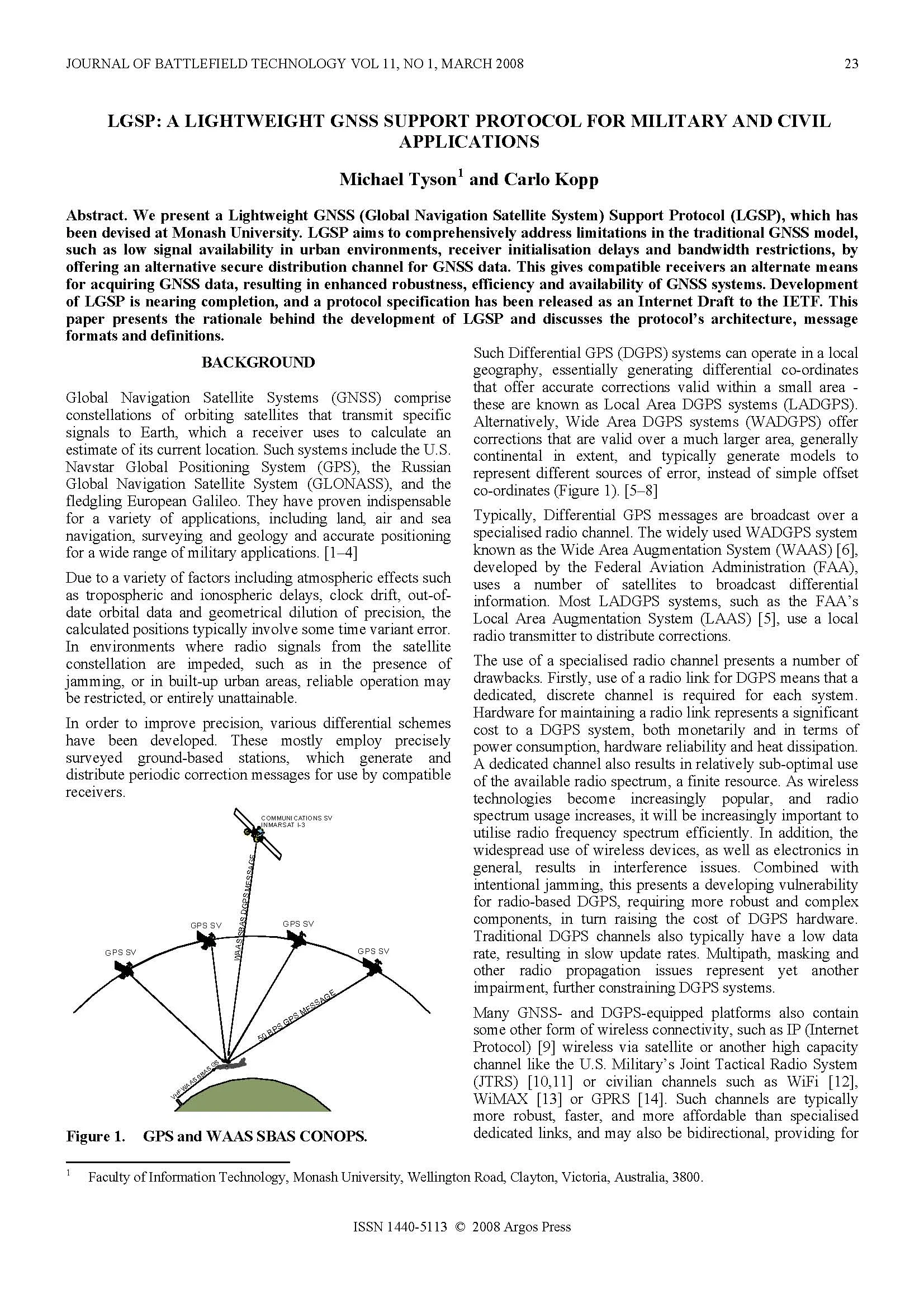 LGSP: A Lightweight GNSS Support Protocol for Military and Civil Applications