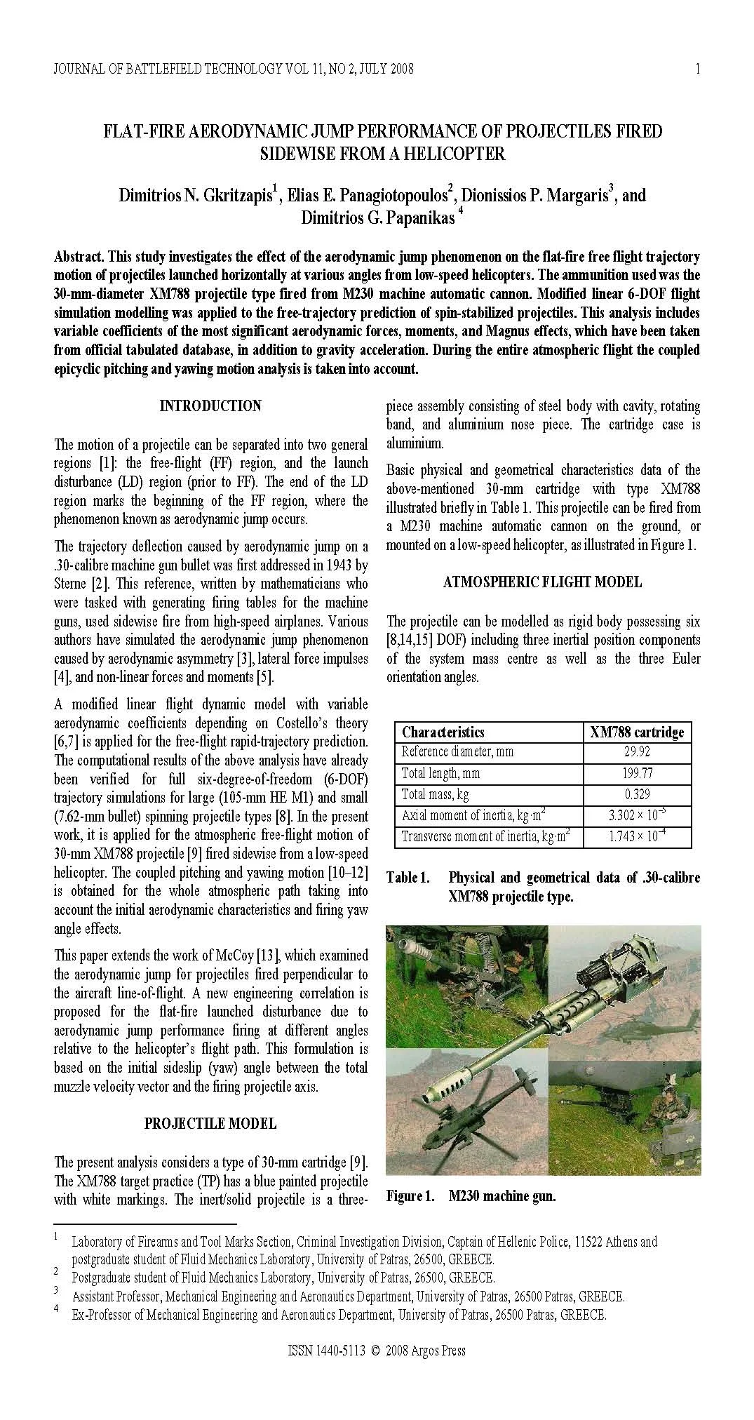 Flat-Fire Aerodynamic Jump Performance of Projectiles Fired Sidewise from a Helicopter