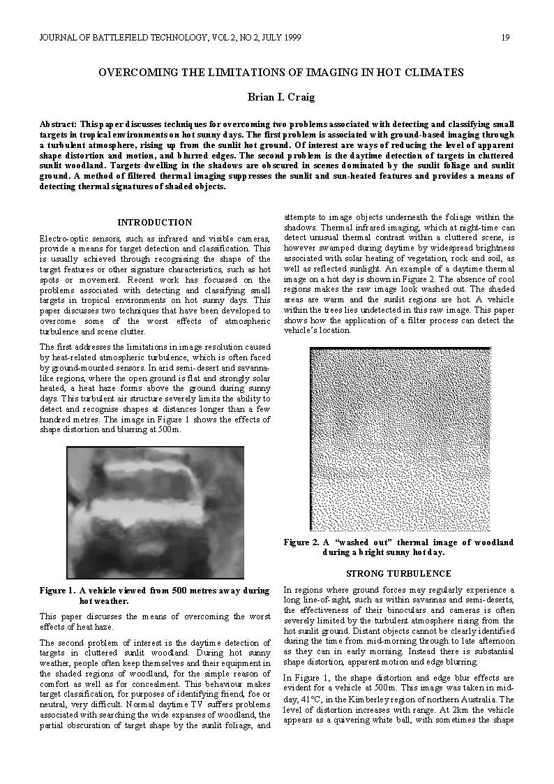 Overcoming the Limitations of Thermal Imaging in Hot Climates