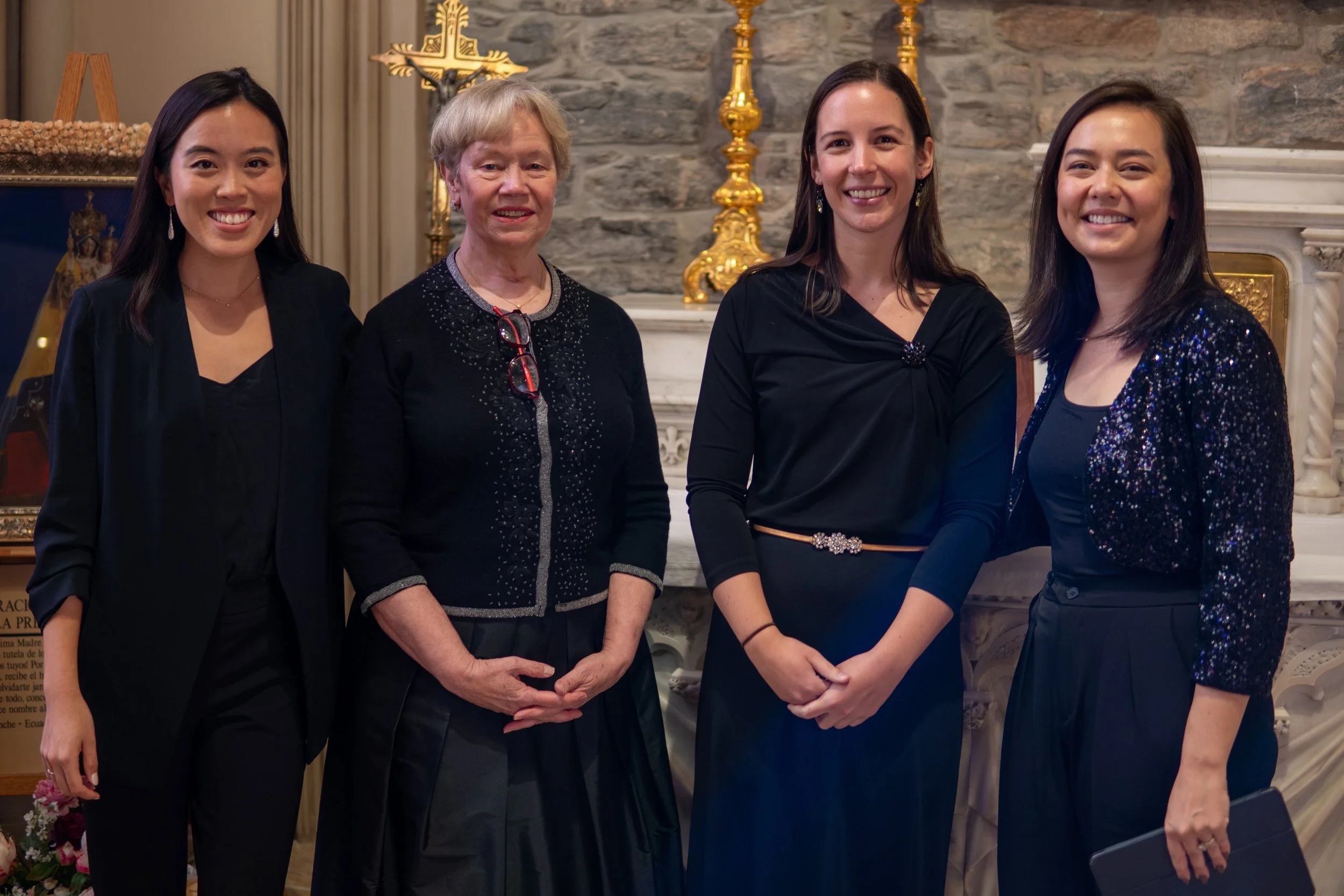  Four altos from the choir 