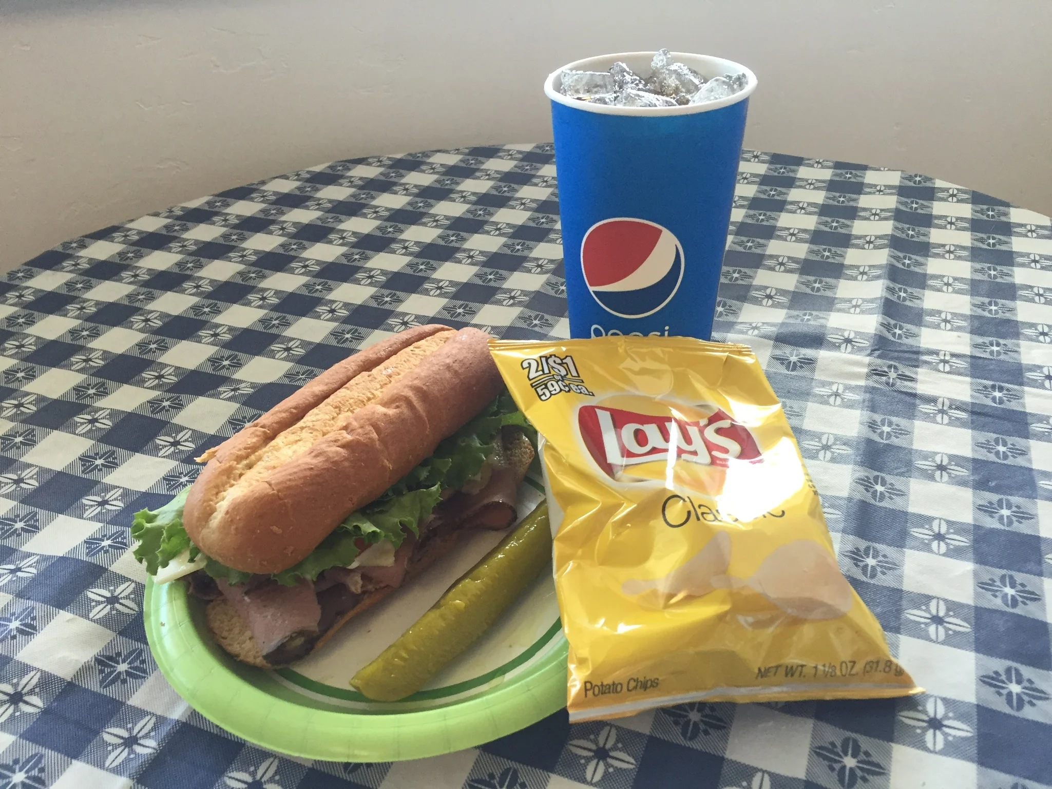 Fresh sandwiches can be ordered at Liberty Quick Stop