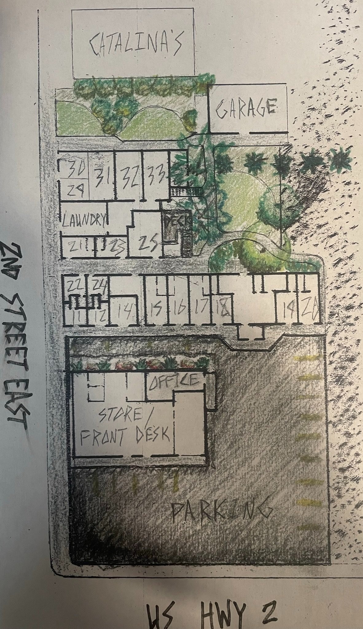 Motel / Quick Stop Map