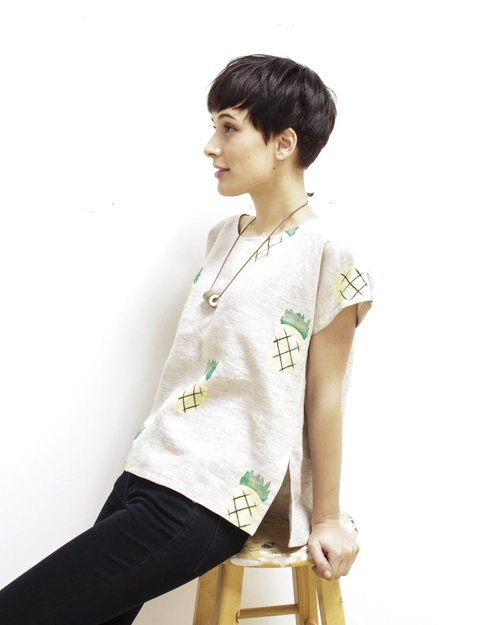 Pineapple Smock Top, $118