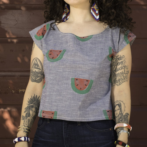 Watermelon Box Top, $98