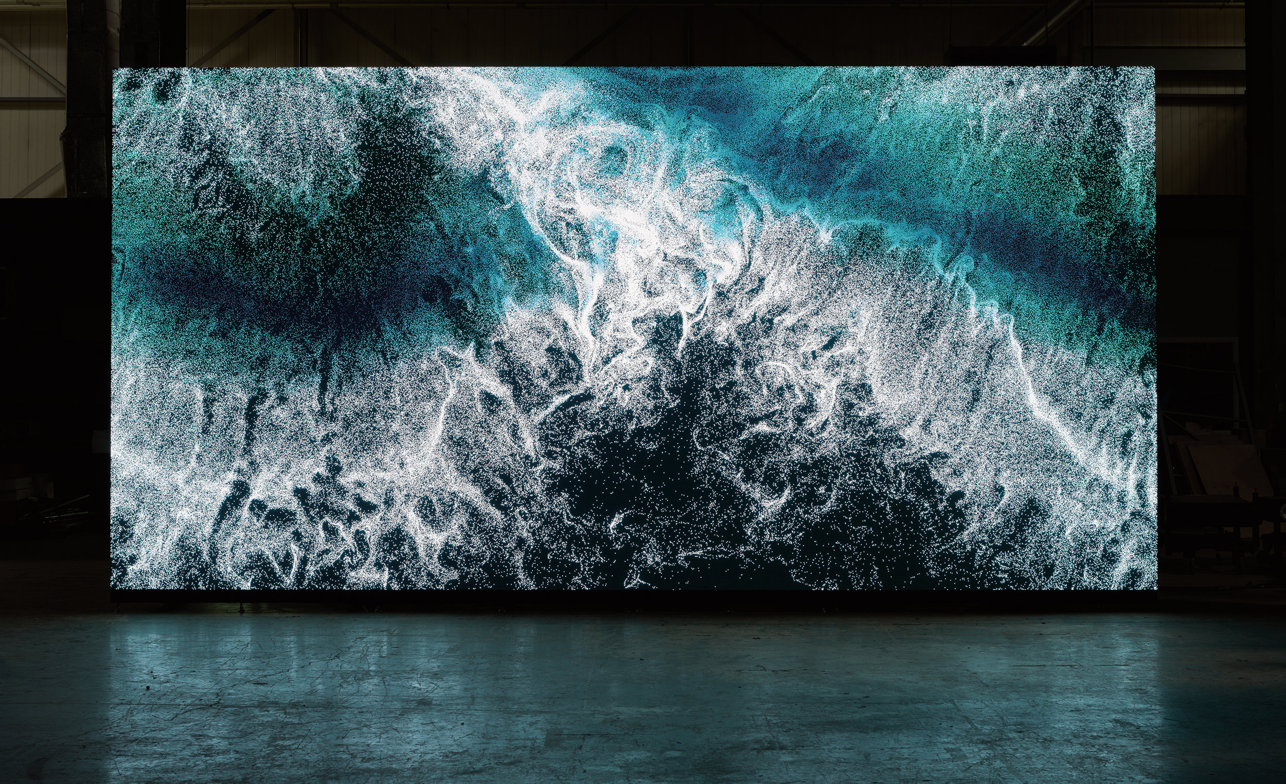 Clifford Ross’s “Digital Wave 9” displayed on LED wall_2.jpg
