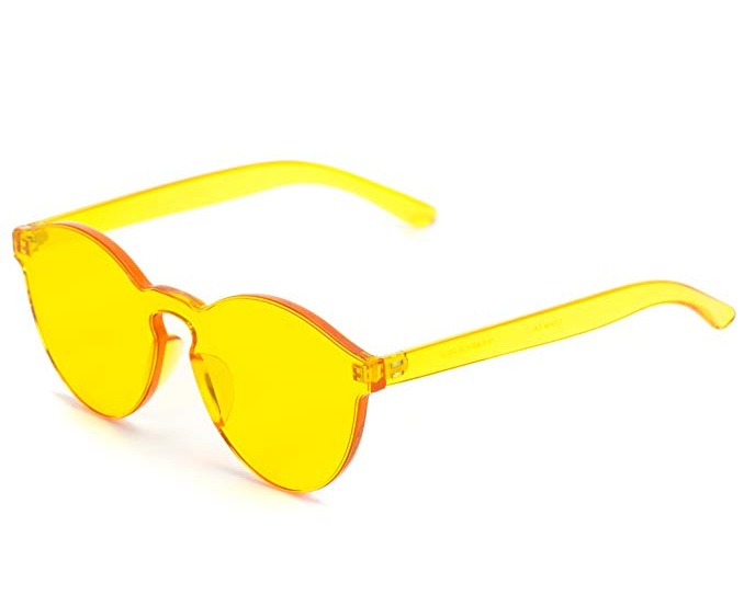 WearMe Pro Frameless Yellow Sunglasses, $9.97