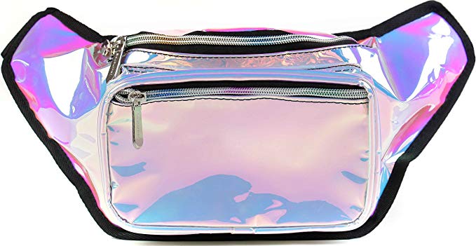 Holographic Rave Fanny Pack, $14