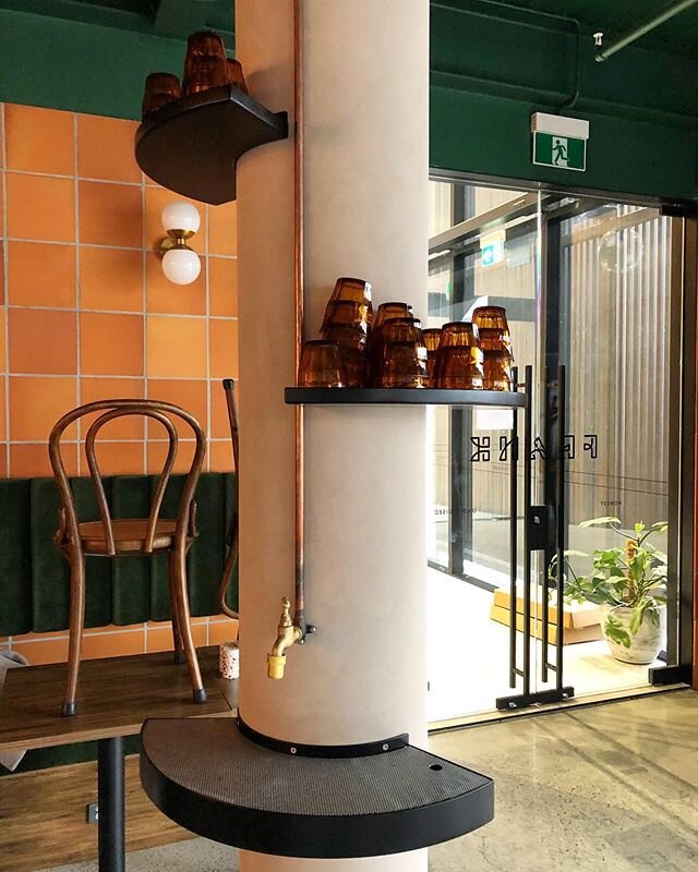 Water station  @frankfoodnz Hamilton Central 💧
.
.
.
.
#boshierengineering #mountmaunganui #bayofplenty #metal #fabrication #welding #cafe #weldernation #copper #architecture #architecturephotography #nzmade #nzbuisness