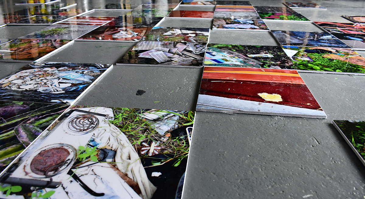 Groundscapes Displaced . Installation at Avon Place Studio. Ohio, EU