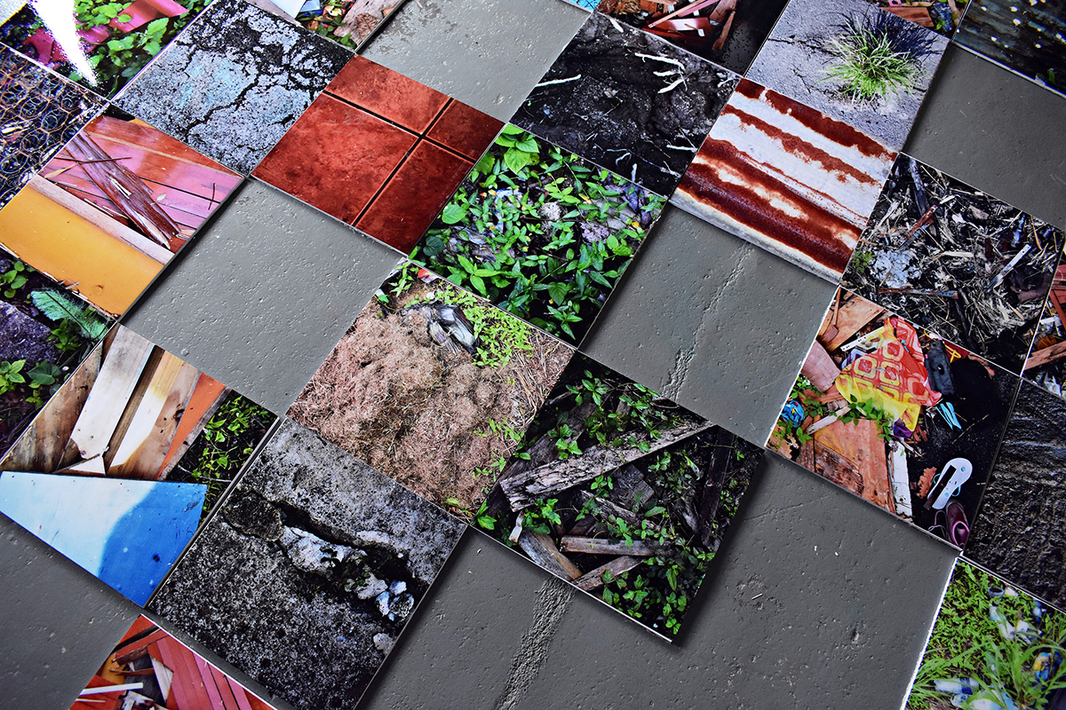 Groundscapes Displaced . Installation at Avon Place Studio. Ohio, EU