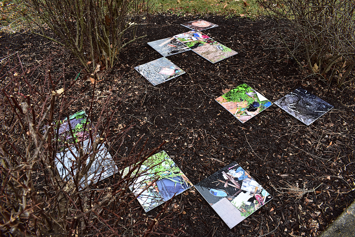   Groundscapes Displaced . Installation at the University of Cincinnati College of Design, Architecture, Art, and Planning. Ohio, EU 