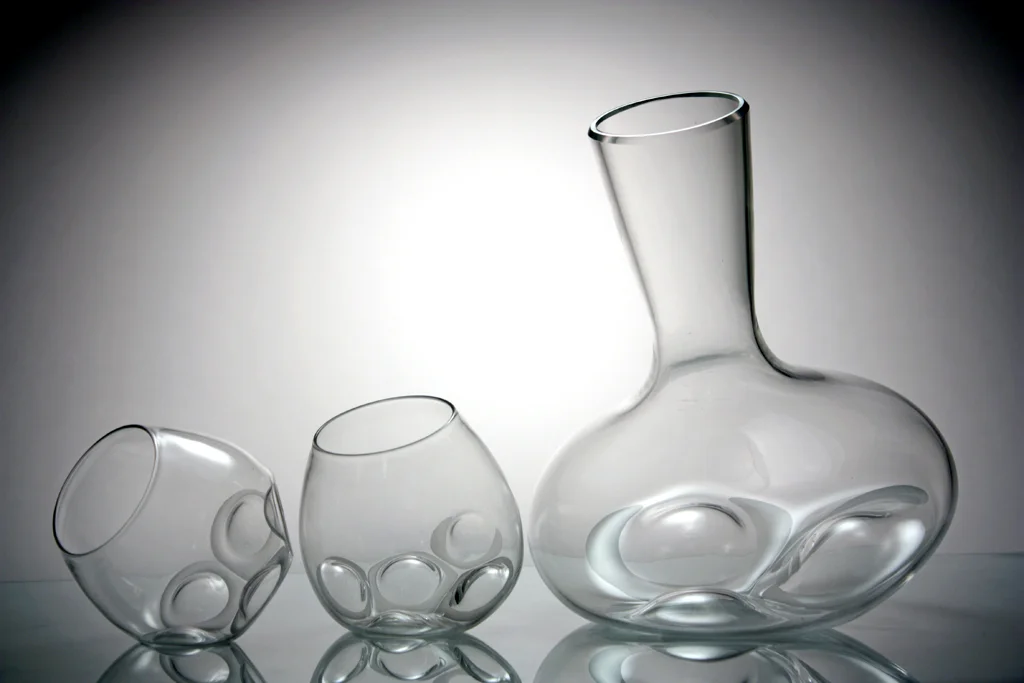 Contour Glasses & Decanter